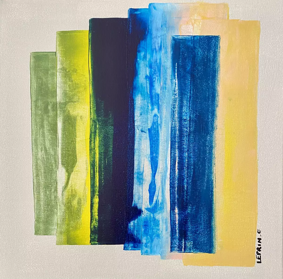 Petit mikado numéro 3 format 40X40